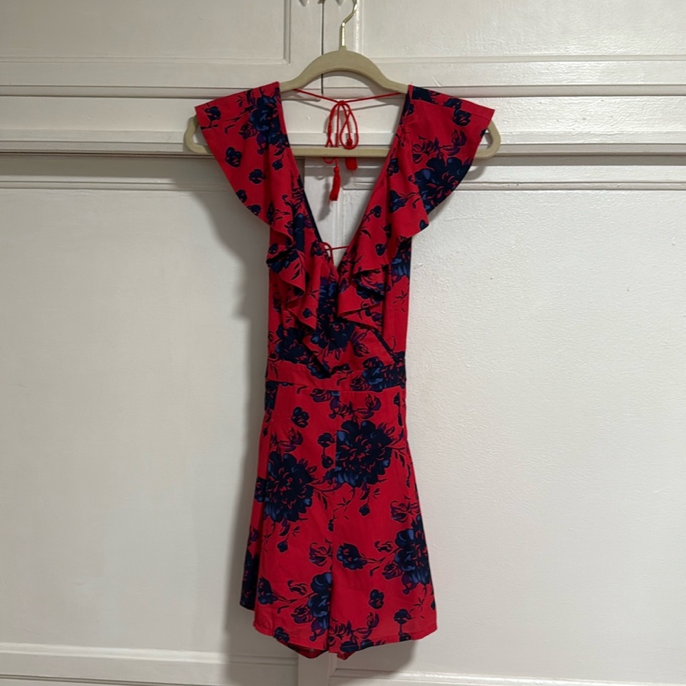 Hello Molly Red Romper
